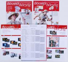 1998-2004 Börzétől-Börzéig a Matáv telefonkártya értesítői 12 db