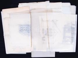 1935-1939 Lakóházépítési dokumentumok, kiírások, tervrajzok, többek között a Budapest XI. Horthy Mik...
