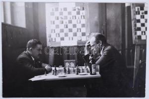 1926 Kecskemét Nemzetközi sakkverseny: Niemzovics Áron - Székely Jenő / International Chess Cup Kecskemét 15x10 cm