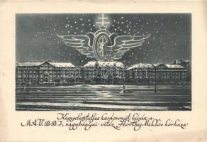 Nagybánya, Miklós Horthy Hospital of MÁV, Christmas (non pc) (EK)