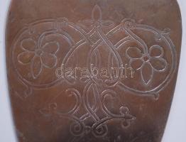 Fém tortalapát, és két villa, jelzettek, h:25 cm, h:21 cm, h:17 cm / Metal forks and cake knife