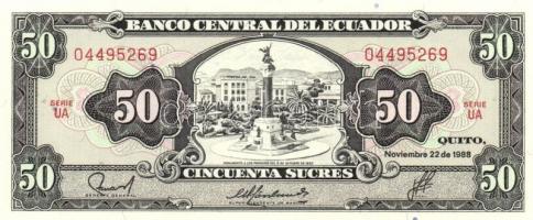 Ecuador 1980. 10S + 1988. 50S T:I
Ecuador 1980. 10 Sucres + 1988. 50 Sucres C:Unc