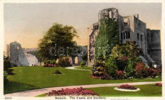 Newark castle and garden