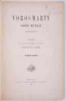 Vörösmarty összes munkái V. kötet: Drámai költemények. Rendezte és jegyzetekkel kisérte: Gyulay Pál....