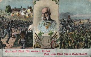 WWI Franz Joseph, military propaganda (EB)