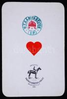 Cca 1930 Piatnik francia kártya két paklis, eredeti dobozában, 1 p. kártyabélyeggel