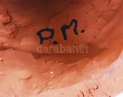 Törleyné Piukovics Magdolna (1920-2004): Szerelmesek. Kerámia, tanulmány, 29cm