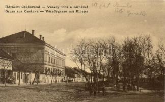 Csákova, Csák, Várady street, cloister