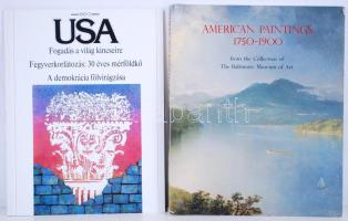 American paintings 1750-1900 (angol)+ USA c. folyóirat 1992.73.szám.