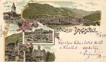 1899 Brassó litho