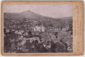 cca 1890 Selmecbánya 0látképe keményhátú foto / Banská Štiavnica photo 17x11 cm