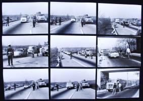 1970 Forgalomszámllálás M1 és BUdakeszi 25 db fotó