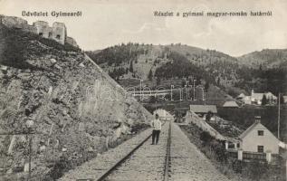 Gyimes Hungarian-Romanian border, railroad