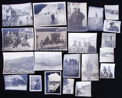 cca 1914-1918 21 db katonai fénykép az I. világháborúból / 21 military photos from WW. I.