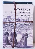10 db könyvárverési katalógus a Honterus (9db) és a Krisztina (1db) antikvárium aukciójáról