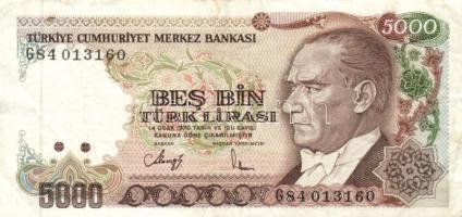 19db klf bankjegy T:vegyes
19 pcs of modern banknotes C:mixed
