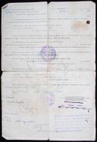 1941 Hazatérési igazolvány hadikfalvi csángó magyar részére