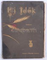 1895 Herczeg Ferenc. Új idők. Hetilap I. évfolyam II. félév. Kissé viseltes aranyozott egészvászon kötésben