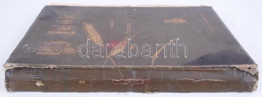 1895 Herczeg Ferenc. Új idők. Hetilap I. évfolyam II. félév. Kissé viseltes aranyozott egészvászon k...