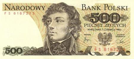 Lengyelország 1982. 500Zl + 1000Zl + 1988. 50Zl + 100Zl + 10.000Zl + 1993. 100.000Zl T:I,II,III
Pola...