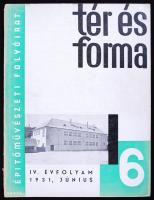 1931 Tér és forma. Június. Építőművészeti havi folyóirat