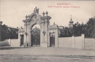 Keszthely Festetics kastély főkapuja (fl)