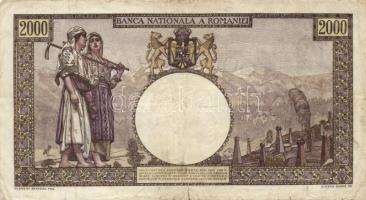 Románia 1941. 1000L + 2000L T:II-,III + 1944. 5000L vízjel: portré T:II fo. + 1946. 100.000L T:III
R...