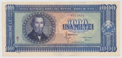 Románia 1950. 1000L T:I- Romania 1950. 1000 Lei C:AU