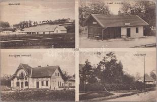 Göd strand, vasútállomás, biciklista vendéglő