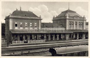 Pápa, Bahnhof foto AK