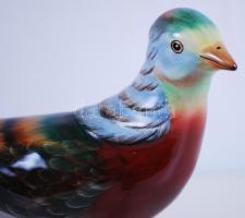 Bodrogkeresztúri kerámia fácán, jelzett, hibátlan, h:32 cm, m:16 cm /Ceramics pheasant, hand painted