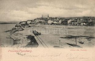 1898 Pozsony quay