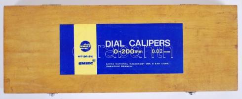 Smiec tolómérő eredeti dobozában / 
Dial calipers in original box
