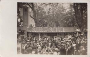 Budapest XIV. Városliget, Budapesti Nemzetközi Vásár, a kapuvári Esterházy-féle húsárugyár pavilonja, photo