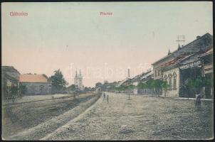 Gálszécs market place, the shop of the Markovics brothers