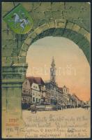 Steyr, Town hall, coat of arms litho