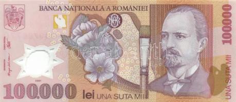 Románia 2000. 10.000L (2x) + 2001. 100.000L T:I
Romania 2000. 10.000 Lei (2x) + 2001. 100.000 Lei C:...