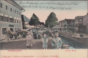 Strasswalchen market, guest house, collage