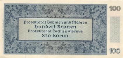 Német 3. Birodalom/Cseh-Morva Protektorátus/német megszállás 1940. 100K T:II(hajtatlan)
German Third...