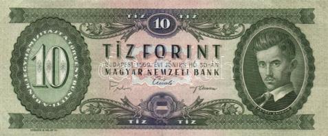 1957-1969. 10Ft (7x) + 1975-80. 20Ft T:II,III(főleg),III-