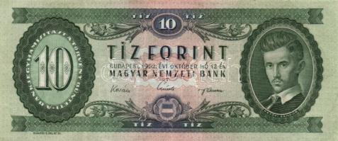 1957-1969. 10Ft (7x) + 1975-80. 20Ft T:II,III(főleg),III-