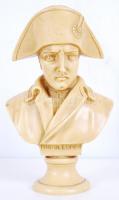 cca 1930 Napoleon-büszt, alabástrom /  Napoleon bust, alabaster, 26cm