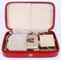 cca 1970 Danavox retró nagyothalló készülék eredeti dobozában /  Danavox vintage hearing aid in original box