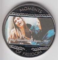 Libéria 2004. 10$ "Szabadság pillanatai-Az algériai függetlenségi felkelés 1954." multicolor T:PP Liberia 2004. 10 Dollars "Moments of Freedom-War of independence in Algeria 1954." multicolor C:PP