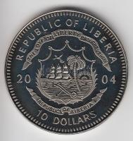 Libéria 2004. 10$ "Szabadság pillanatai-Tienanmen tér 1989." multicolor T:PP
Liberia 2004....