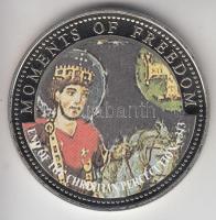 Libéria 2001. 10$ "Szabadság pillanatai-A keresztényüldözés megszüntetése 313." multicolor T:PP Liberia 2001. 10 Dollars "Moments of Freedom-End of christian percecution 313." multicolor C:PP