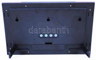 Skyscan automata digitális óra, több funkcióval, működik, 19×29 cm/ Skyscan atomic clock