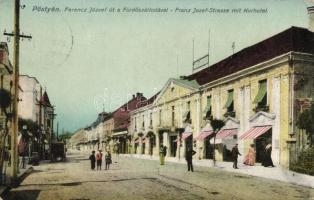 Pöstyén Franz Joseph street with spa hotel (EB)