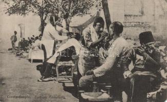 Constantinople barbers on the street (EM)