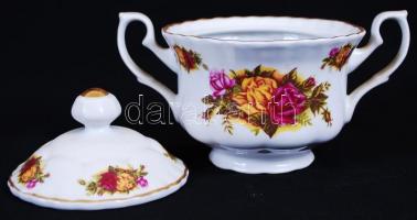 Román Regal márkájú mokkás készlet, jelzett, hibátlan, matricás/ Porcelain caffee set